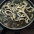 El cooksnap de perla_nines cuando hizo Calamares en su tinta.