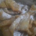 El cooksnap de Agustina Jerez cuando hizo Chiacchiere, pastelitos fritos italianos.
