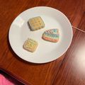 El cooksnap de Ana Carolina cuando hizo Glasé Real 《P/Decorar Cookies 》.