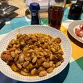 El cooksnap de Luis C. Candia cuando hizo Porotos con Mote de trigo.