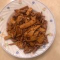 方毓毅 的 豆乾炒肉絲 cooksnap