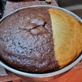 El cooksnap de Ana Claudia Acosta cuando hizo Torta mixta! Chocolate y vainilla😋.