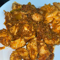 El cooksnap de Fanny Moralees cuando hizo Pechuga de pollo con chorizo y pimiento.