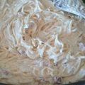 El cooksnap de camino reyero merino cuando hizo Tallarines a la carbonara.