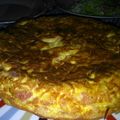 El cooksnap de manuel cuando hizo Tortilla de patata con jamón y chorizo.