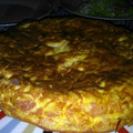 El cooksnap de manuel cuando hizo Tortilla de patata con jamón y chorizo.