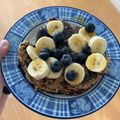 El cooksnap de Juliana Barillaro cuando hizo Pancakes/ hotcakes de avena y banana.