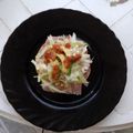 El cooksnap de Fernando cuando hizo Tostada mexicana.