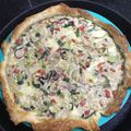 El cooksnap de miriam melina cuando hizo Tarta de puerro y verdeo.