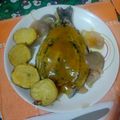 El cooksnap de Liliam Quinto cuando hizo Trucha al horno con salsa de mostaza dulce.