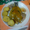 El cooksnap de Liliam Quinto cuando hizo Trucha al horno con salsa de mostaza dulce.
