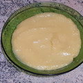 El cooksnap de Helga Sanchez Xixons cuando hizo Crema de yema para rellenar y decorar las monas de Pascua.