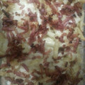 El cooksnap de Ana Mary Marin cuando hizo Patatas Foster Hollywood "Bacon Cheese fries".
