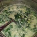 Cooksnap dari Bintisalamah untuk resep Bobor Bayam dengan Kecambah