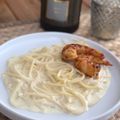 El cooksnap de Debora Zazulak cuando hizo Espaguetis con limón, parmesano y nata.
