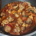 Cooksnap zaharah hushin semasa beliau membuat Ayam reneh kicap.