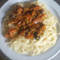 El cooksnap de Paqui Márquez Santisteban cuando hizo Spaghetti alla puttanesca.