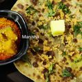 Manisha Malvi Angaitkar's cooksnap of when they made Paneer Stuffed Ragi Paratha.