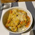 El cooksnap de Clara Romo cuando hizo Pollo al Curry con Arroz.