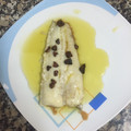 El cooksnap de Javier Rubin Lopez "el salsero" cuando hizo Merluza del cantábrico con refrito de ajos y guindilla.
