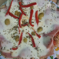El cooksnap de Fernanda De La Rosa cuando hizo Pizza saludable con masa de avena! 🍕.