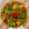 Sheenay Khan's cooksnap of when they made Aloo gosht.
