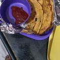 Kalki का कुकस्नैप जब उन्होंने बेसन का चीला(besan ka cheela recipe in hindi) बनाया था।
