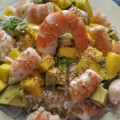 El cooksnap de noor cuando hizo Ensalada de arroz jazmín con gambas.