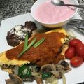El cooksnap de Alvaro Jimenez cuando hizo Omelette con champiñones.