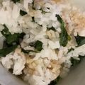 懷孕中的地獄廚神學煮菜 的 超簡易上海菜飯[電子鍋版] cooksnap