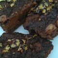 Cooksnap dari misslovetoeat untuk resep Fudge Brownie with Almond and Lindt Chocolate toppings