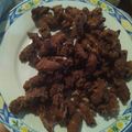 El cooksnap de Noemi Alfaro cuando hizo Almendras garrapiñadas.
