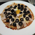 El cooksnap de Maria Ledesma cuando hizo Pizza marinera en base de avena sin horno.