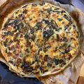 El cooksnap de Miguel R-C cuando hizo Quiche lorraine de puerro, champiñón y bacon 🥮🥓🥬.