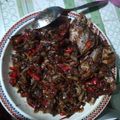 Cooksnap dari فيفي نور بيتي untuk resep Sambel rebon + ikan asin