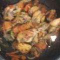 El cooksnap de Gloria Castillo cuando hizo Pollo con verduras fácil.