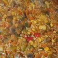 El cooksnap de Miguel cuando hizo Arroz al Ras el Hanout con pollo.