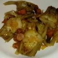 El cooksnap de MaryGlory cuando hizo Alcachofas con chorizo .