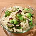 El cooksnap de Jess Ceballos cuando hizo Ensalada de Coles de Bruselas Asadas con Quinoa.