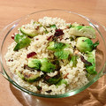 El cooksnap de Jess Ceballos cuando hizo Ensalada de Coles de Bruselas Asadas con Quinoa.