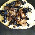 El cooksnap de Xulynutri cuando hizo Pizza sin gluten para salir del paso...¡a cucharadas!.