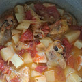 El cooksnap de Sailin la o cuando hizo Pollo a la cacerola 🍅🍗🥔 (muy fácil y rápido).