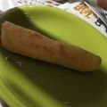 El cooksnap de Daniela Narvaez cuando hizo Panqueque con queso sin tacc.