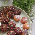 Cooksnap dari Hutami Putri untuk resep Bola-bola donat ubi ungu gluten free (●'▽'●)ゝ