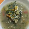 El cooksnap de Taty Segales cuando hizo Sopa de verduras y ramel.