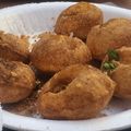 AriFa Iqbal's cooksnap of when they made Gol Gappe/Pani Puri.