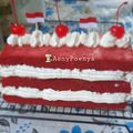 Cooksnap dari Aeny Poenya ( 7540416) untuk resep Red velvet cake kukus spesial KEMERDEKAAN🇮🇩