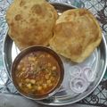 Sandhya gupta का कुकस्नैप जब उन्होंने पूरी छोले खीर(puri chole kheer recipe in hindi) बनाया था।