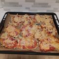 El cooksnap de Silvia cuando hizo Pizza de berenjena.