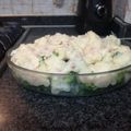 El cooksnap de Deborah cuando hizo Brócoli y Coliflor con Salsa de Patatas y Queso.